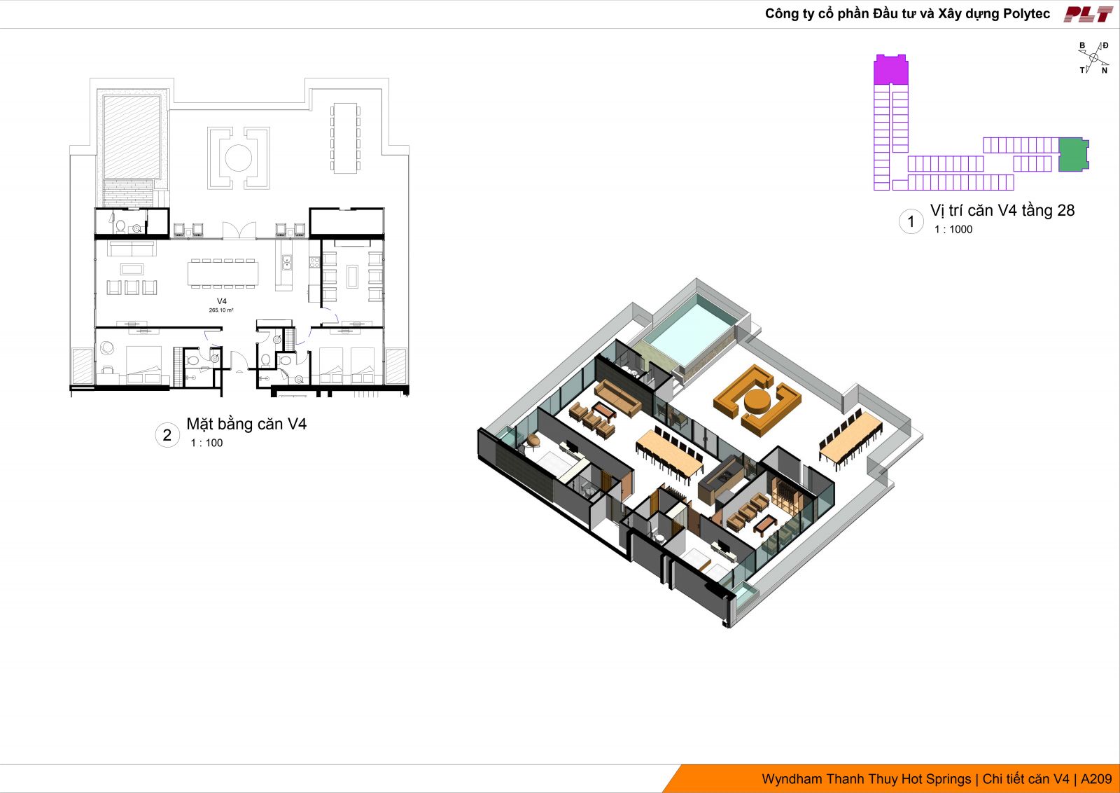 thiết kế căn V4 tầng 28